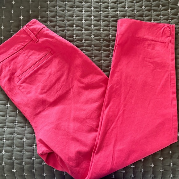 Talbots Pants - Talbots Hot Pink Petite Cropped Chinos, Size 4P